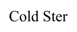 COLD STER trademark