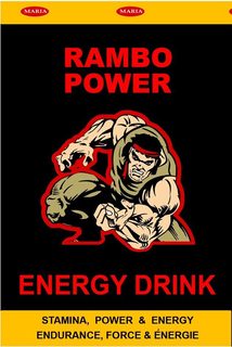 RAMBO POWER ENERGY DRINK STAMINA, POWER& ENERGY ENDURANCE, FORCE & ENERGIE trademark
