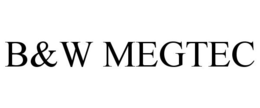 B&W MEGTEC trademark