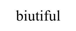 BIUTIFUL trademark