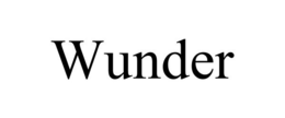 WUNDER trademark