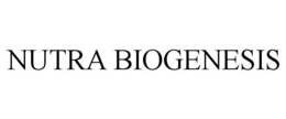 NUTRA BIOGENESIS trademark