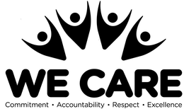 WE CARE COMMITMENT · ACCOUNTABILITY · RESPECT · EXCELLENCE trademark