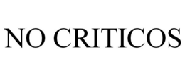 NO CRITICOS trademark