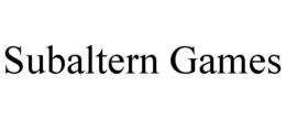 SUBALTERN GAMES trademark