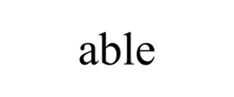 ABLE trademark