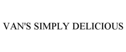 VAN'S SIMPLY DELICIOUS trademark