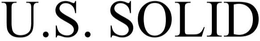 U.S. SOLID trademark