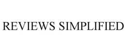 REVIEWS SIMPLIFIED trademark