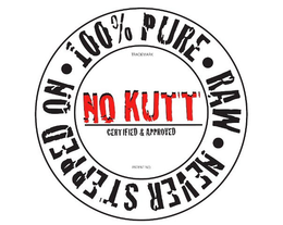 100% PURE RAW NEVER STEPPED ON TRADEMARK NO KUTT CERTIFIED & APPROVED PATENT NO. trademark