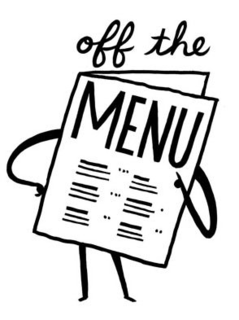 OFF THE MENU trademark