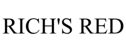 RICH'S RED trademark
