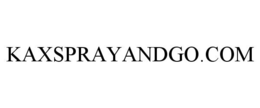 KAXSPRAYANDGO.COM trademark