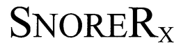 SNORERX trademark