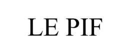 LE PIF trademark