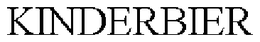 KINDERBIER trademark