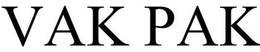 VAK PAK trademark