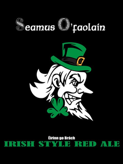 SEAMUS O'FAOLAIN EIRINN GO BRACH IRISH STYLE RED ALE trademark