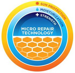 MICRO REPAIR TECHNOLOGY SUN PROTECTION MOISTURIZATION STRENGTH trademark
