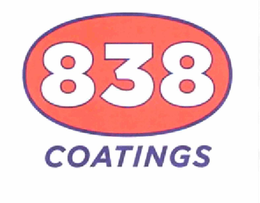 838 COATINGS trademark