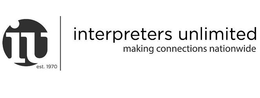 IU EST. 1970 INTERPRETERS UNLIMITED MAKING CONNECTIONS NATIONWIDE trademark