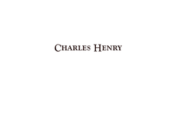 CHARLES HENRY trademark