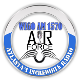 WIGO AM 1570 AIR FORCE ATLANTA'S INCREDIBLE RADIO ON AIR trademark