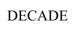 DECADE trademark