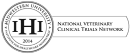 IHI 2014 MIDWESTERN UNIVERSITY INSTITUTE FOR HEALTHCARE INNOVATION NATIONAL VETERINARY CLINICAL TRIALS NETWORK trademark