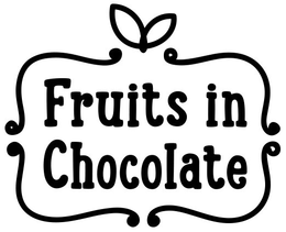 FRUITS IN CHOCOLATE trademark