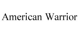 AMERICAN WARRIOR trademark