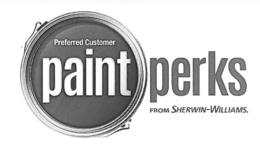 PREFERRED CUSTOMER PAINT PERKS FROM SHERWIN-WILLIAMS. trademark