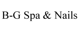 B-G SPA & NAILS trademark