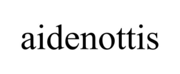 AIDENOTTIS trademark