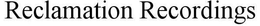 RECLAMATION RECORDINGS trademark
