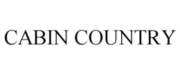 CABIN COUNTRY trademark