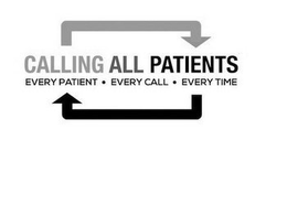 CALLING ALL PATIENTS EVERY PATIENT · EVERY CALL · EVERY TIME trademark