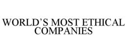 WORLD'S MOST ETHICAL COMPANIES trademark