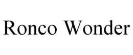 RONCO WONDER trademark