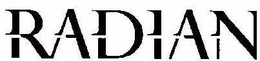 RADIAN trademark