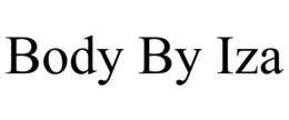 BODY BY IZA trademark