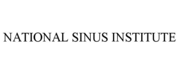 NATIONAL SINUS INSTITUTE trademark