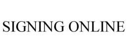 SIGNING ONLINE trademark