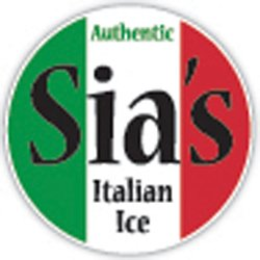 AUTHENTIC SIA'S ITALIAN ICE trademark