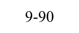 9-90 trademark