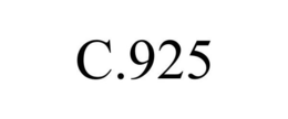 C.925 trademark