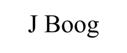 J BOOG trademark