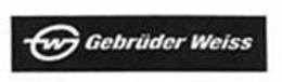GW GEBRÜDER WEISS trademark