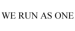 WE RUN AS ONE trademark