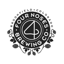 4 ° FOUR NOSES ° BREWING CO. BROOMFIELD COLORADO trademark